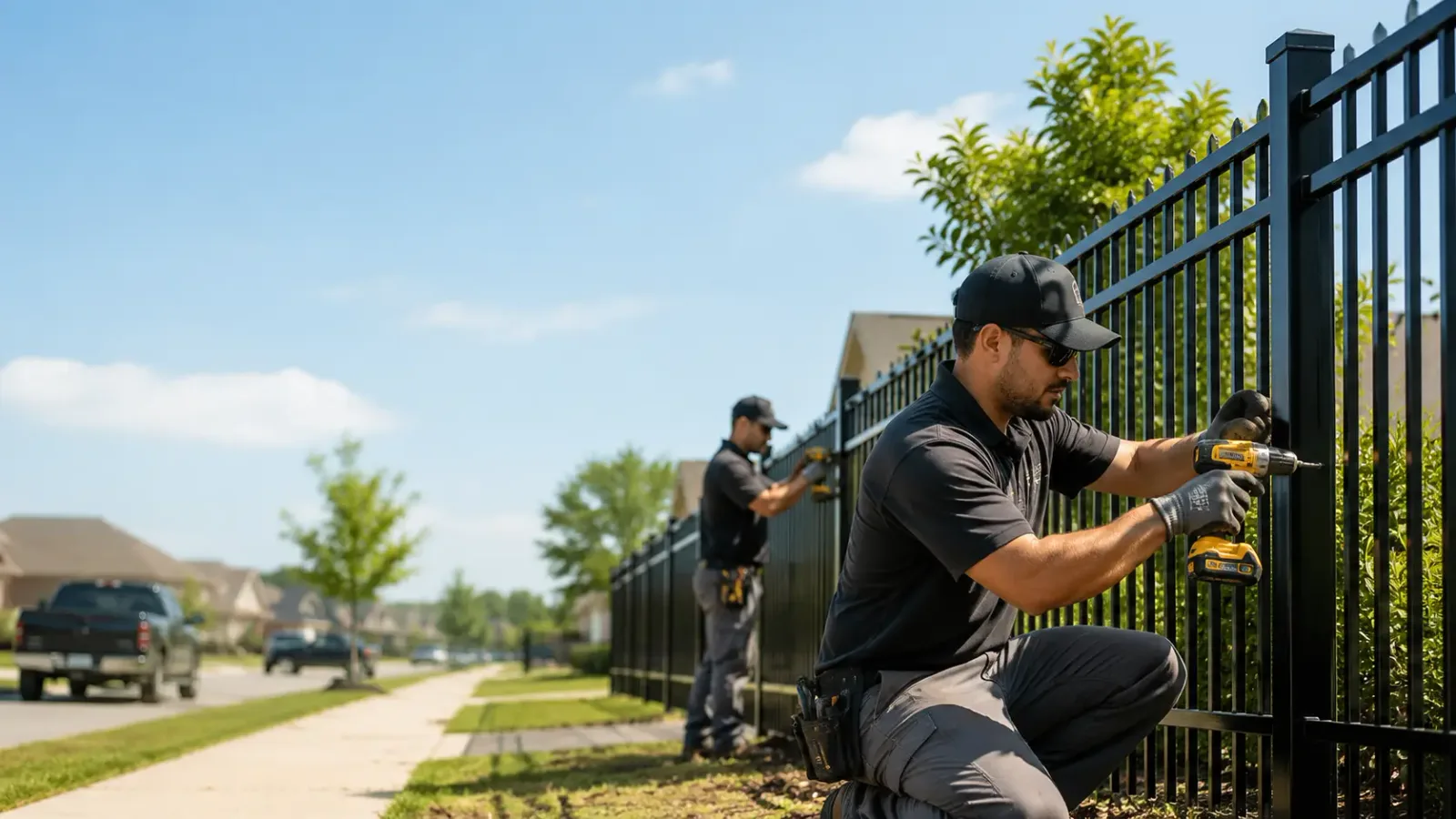 Metal Fence Installation in Merrillville, IN
